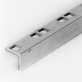 Guía para Rack aluminio, apta para tuerca enjaulada 6010/1 (por metro)