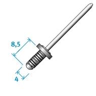 Blindklinknagel 4x8.5mm