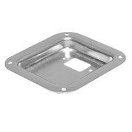 Dish 110x100mm punched for 1 Euro socket