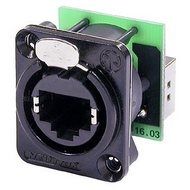 Neutrik RJ45 Socket, black