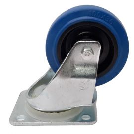 Swivel Castor 100mm, Blue wheel